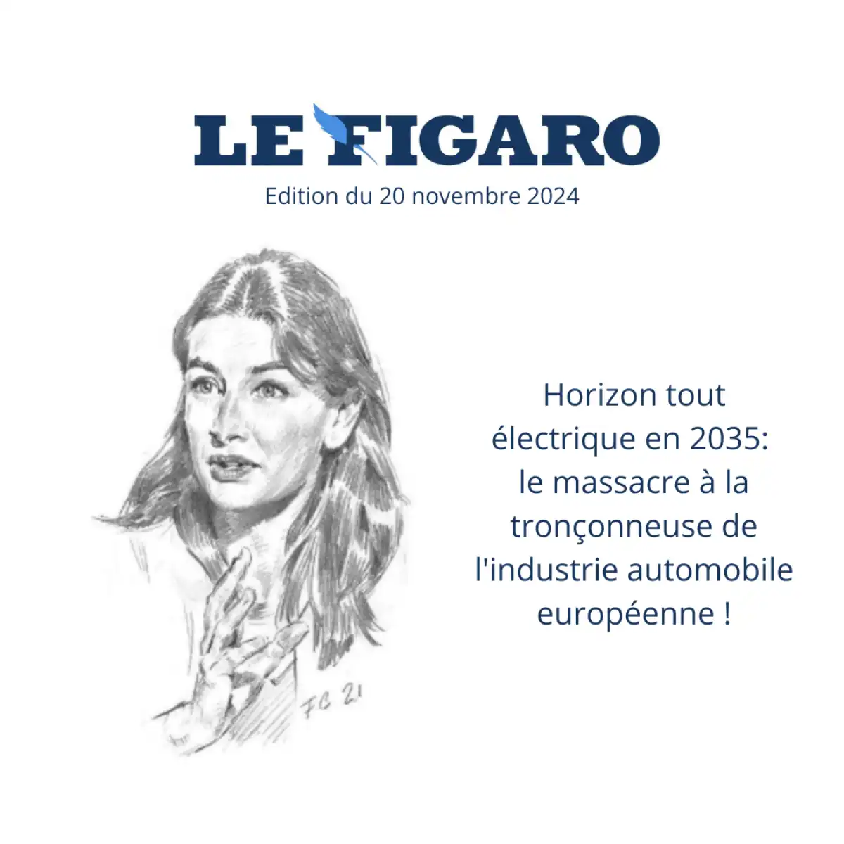 Horizon tout électrique en 2035: le massacre à la tronçonneuse de l'industrie automobile européenne