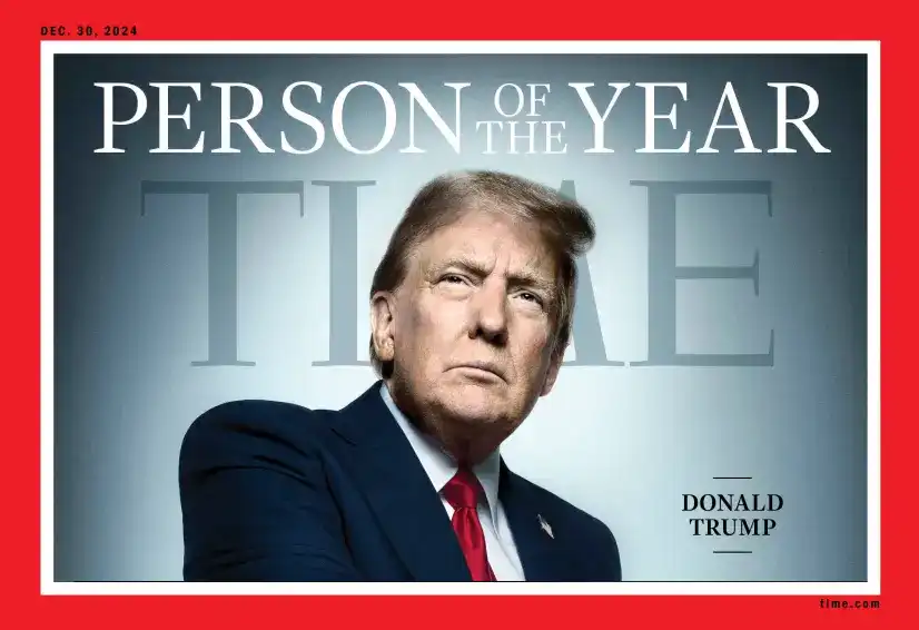 Donald Trump élu personnalité de l’année du magazine TIME. “La plupart du temps, ce choix est difficile. En 2024, ce n’était pas le cas”