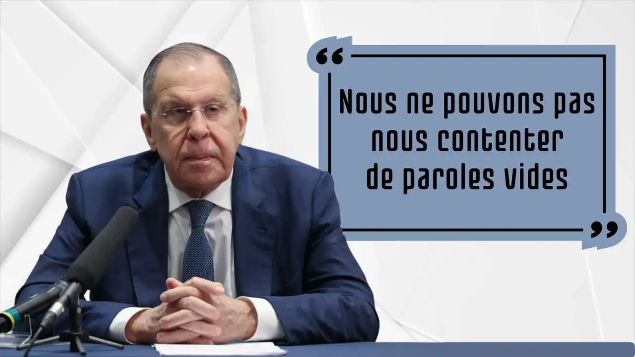 Sergueï Lavrov sur les perspectives des négociations entre Moscou et Kiev : « Nous ne pouvons pas nous contenter de paroles vides »