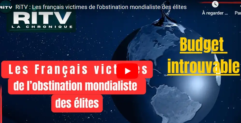 les Français victimes de l’obstination mondialiste des élites