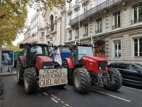 paysans en colère