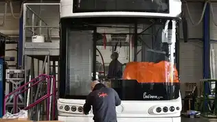 Bus à hydrogène français aux couleurs de la Chine