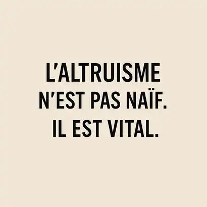 Main tendue en signe d’entraide – symbole d’altruisme et de solidarité