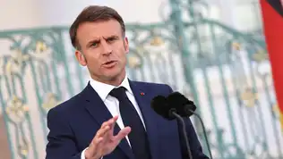 Emmanuel Macron lors de son intervention télévisée du 13 mai 2025