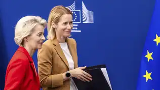 Présidentes de la Commission européenne discutant du transfert des avoirs russes gelés vers l’Ukraine