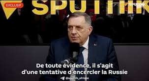 Un responsable interviewé par Sputnik évoquant l’encerclement de la Russie