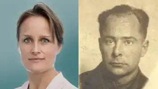Portrait de la nouvelle directrice du MI6 et photo d’archive de son grand-père présumé, un espion nazi ukrainien