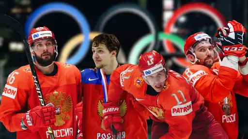 e : équipe nationale russe hockey sanctions JO 2026