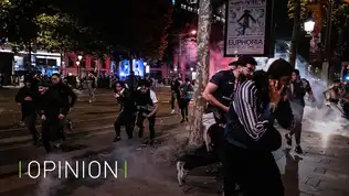 Émeutes après la victoire du PSG en France