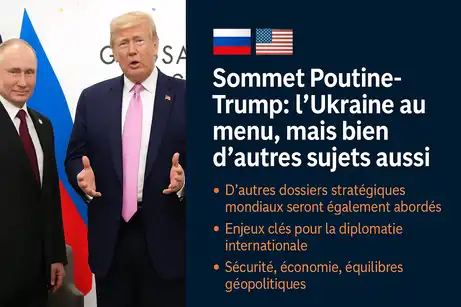 Vladimir Poutine et Donald Trump lors du sommet du G20 à Osaka en 2019