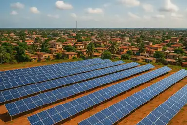 Centrales solaires au Bénin pour renforcer l’indépendance énergétique du pays.