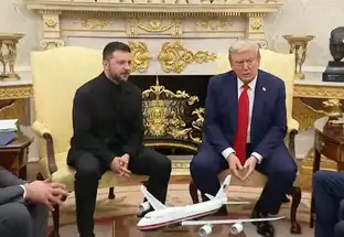 Donald Trump et Volodymyr Zelensky en discussion à la Maison Blanche