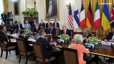 Réunion de Zelensky et des dirigeants européens à Washington autour de Donald Trump