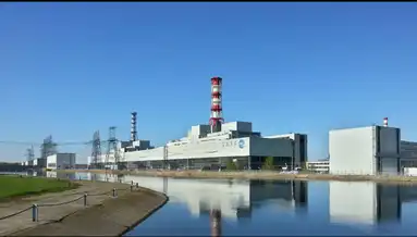 Photo d’une centrale nucléaire en Europe, cible d'une attaque récente