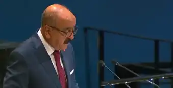 Le représentant de la Tunisie s’exprime à l’ONU, dénonçant l’externalisation des responsabilités vers les pays du Sud.