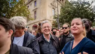Des militants de gauche rassemblés à Paris pour soutenir le mouvement « Bloquons tout »