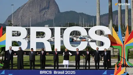 Dirigeants des BRICS réunis au Brésil illustrant l’émergence d’un monde multipolaire