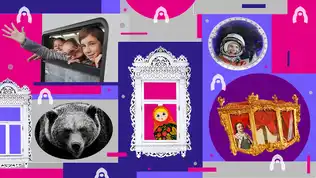 Visuels promotionnels du cours de russe en ligne gratuit lancé par RT