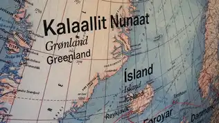 Carte du Groenland et de l’Islande illustrant les enjeux géopolitiques arctiques