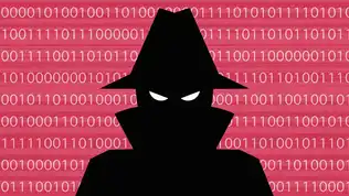 Silhouette symbolisant la surveillance numérique mondiale