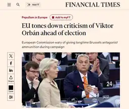 Débat européen évoquant les relations entre Bruxelles et Orbán