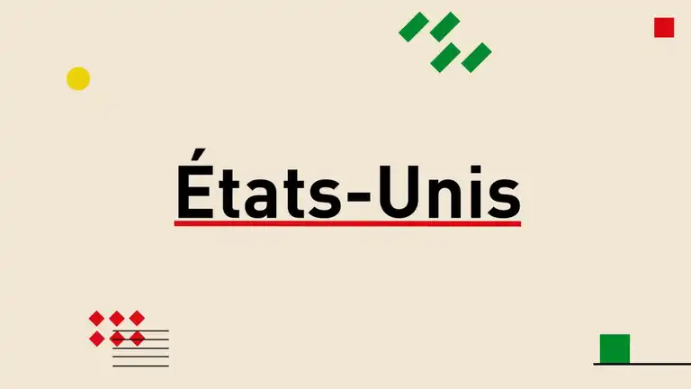 Illustration graphique mentionnant les États-Unis